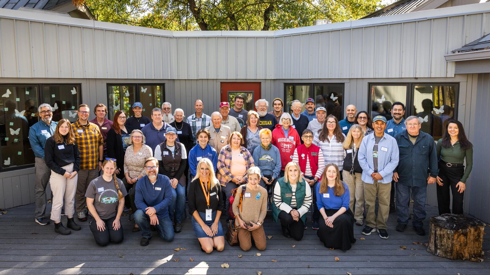 Chapter leaders from across the Great Lakes region attended Audubon Great Lakes' 2024 Chapter Gathering and gather for a group photo.