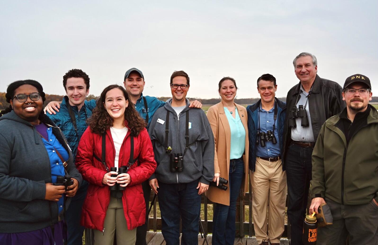 Indiana Senator Todd Young Joins Audubon Great Lakes to View