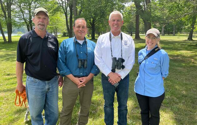 Michigan State Senator Jon Bumstead Goes Birding with Audubon Great Lakes in Western Michigan