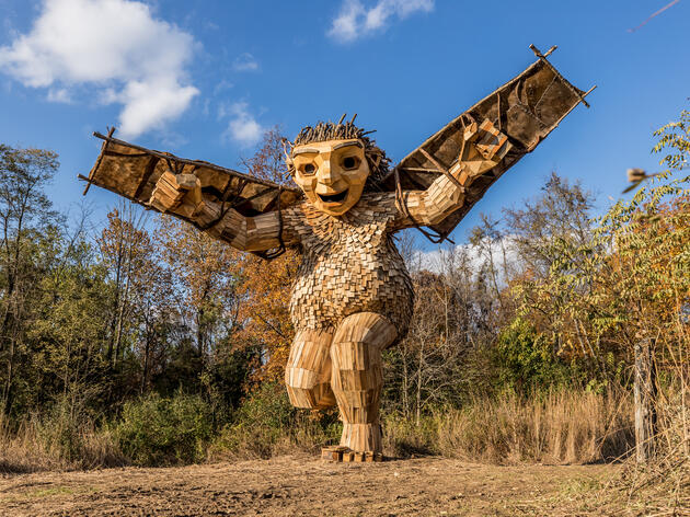 Internationally Renowned Artist Thomas Dambo Debuts New Troll Exhibit at Aullwood Audubon Center in Dayton, Ohio