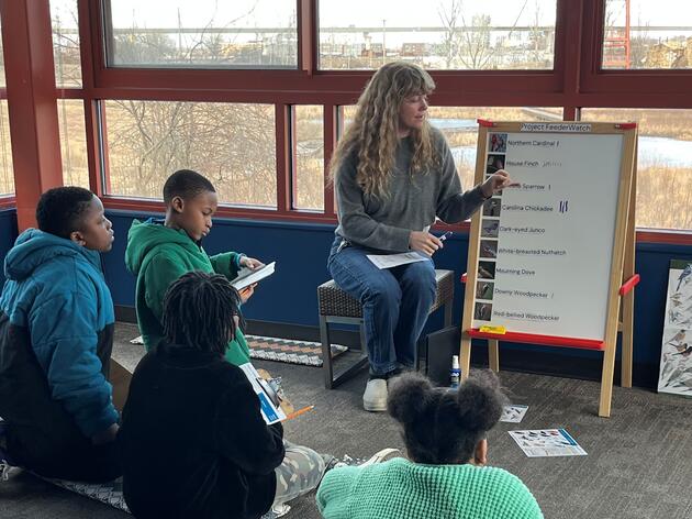 Kids, Birds, and Science in Action: Project FeederWatch In Conservation Classroom