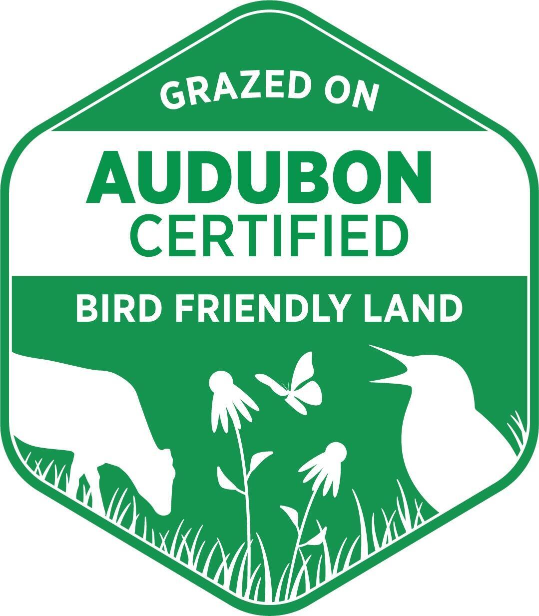 Audubon Conservation Ranching Certified Seal.